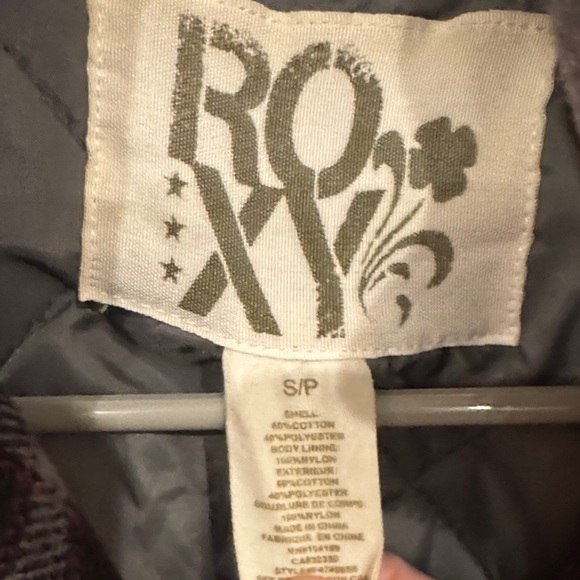 Roxy Black and Gray Checkered Vest - Picture 2 of 6